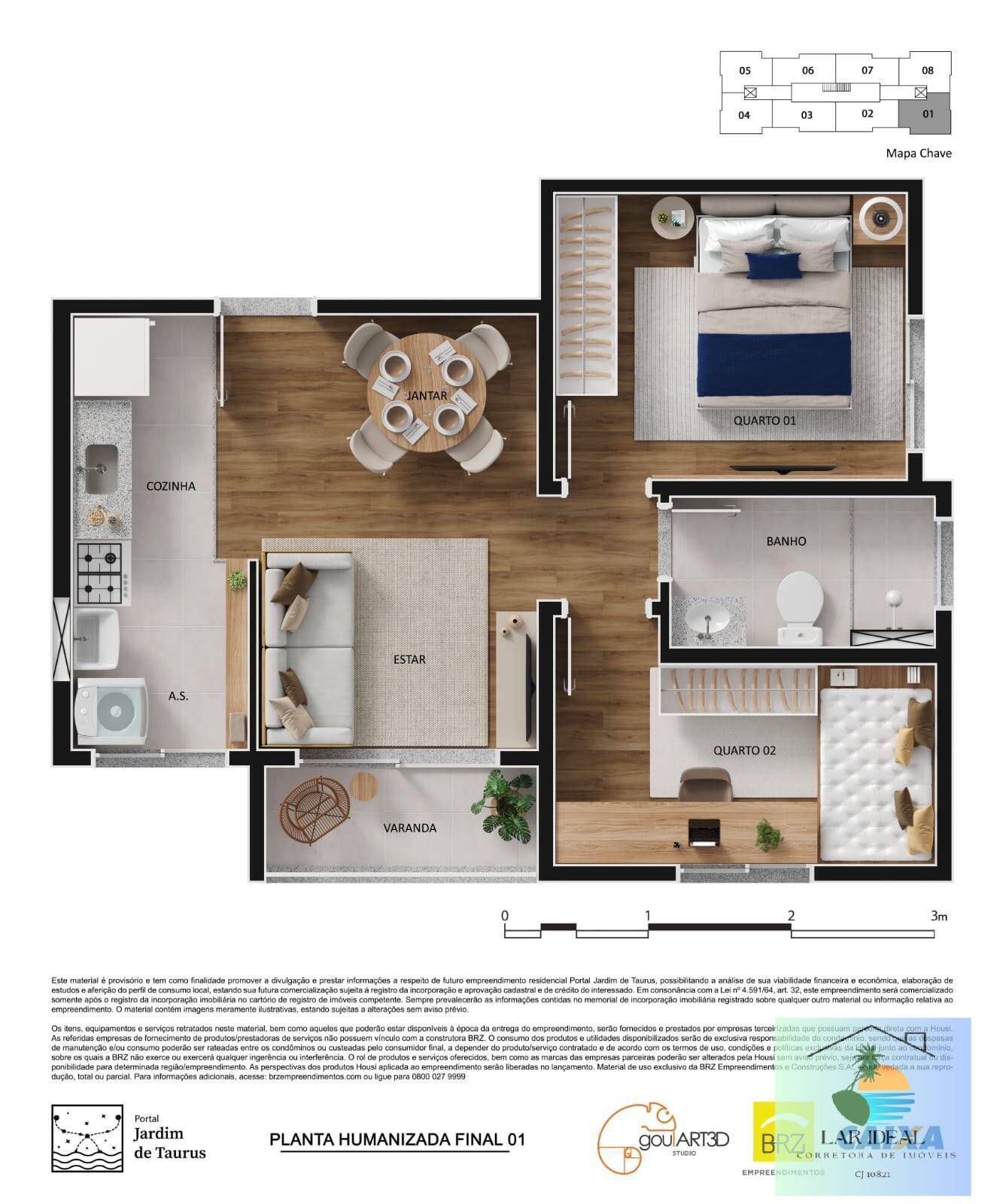 Apartamento à venda com 2 quartos - Foto 4